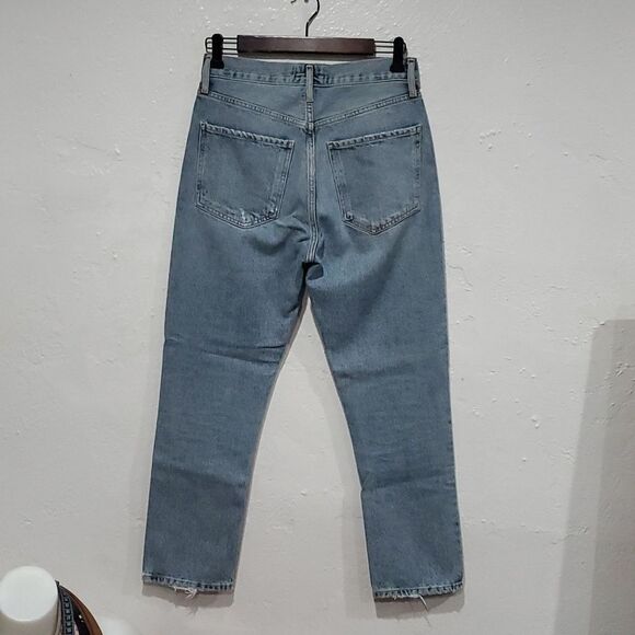 Agolde Riley Jeans in Light Wash Size 26 or 2 - Picture 10 of 16